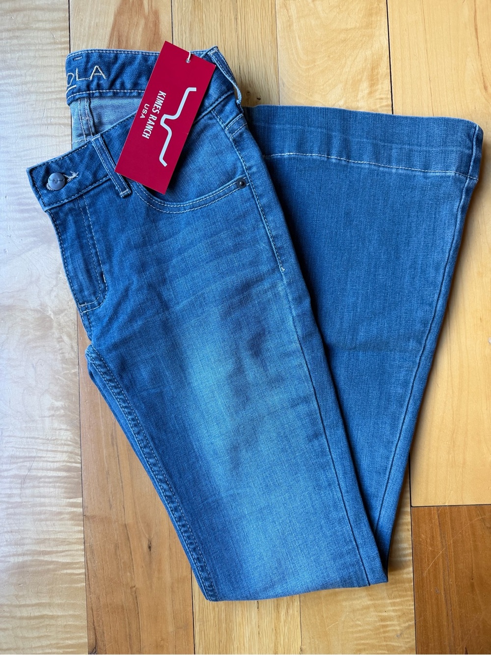 Kimes Ranch Women’s Flare Jeans in Medium Blue
